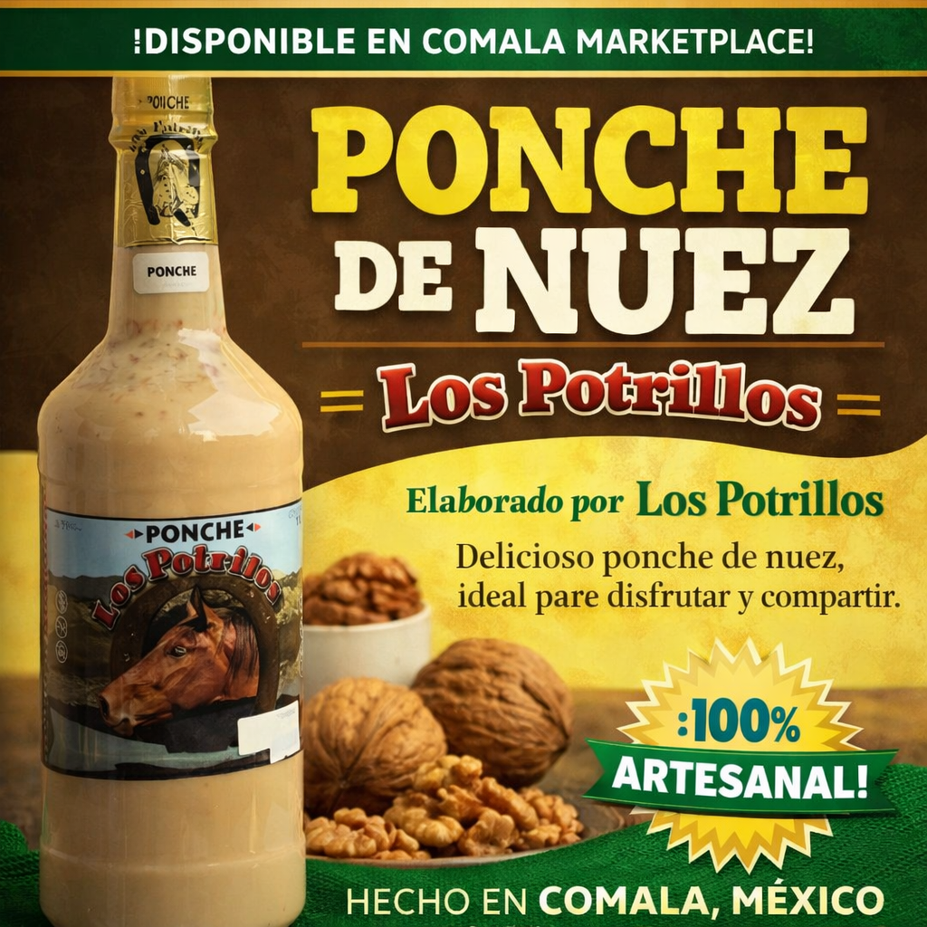 Ponche de Nuez 1Lt. Los Potrillos