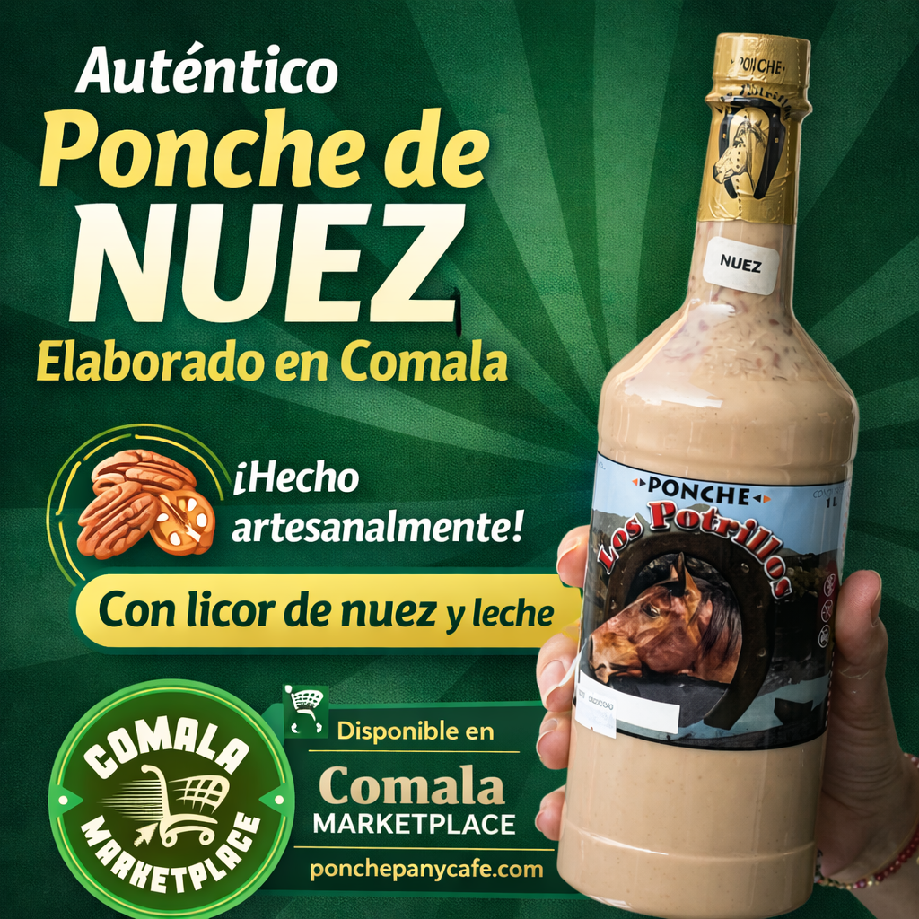 Ponche de nuez con cajeta 1Lt. Los Potrillos